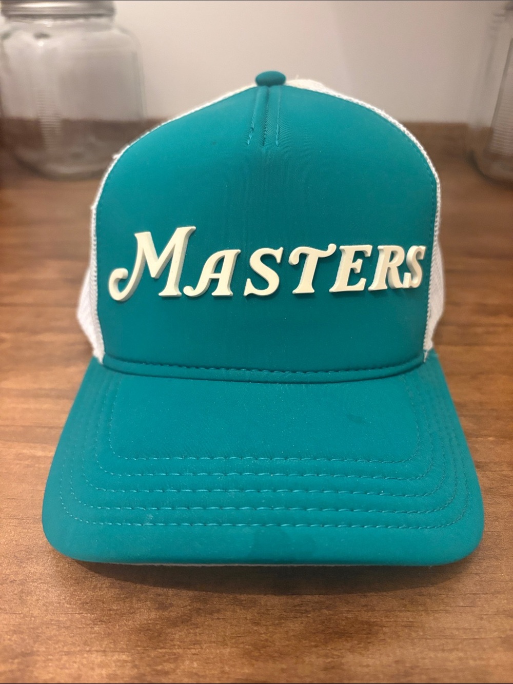 Masters Teal and White Trucker Hat